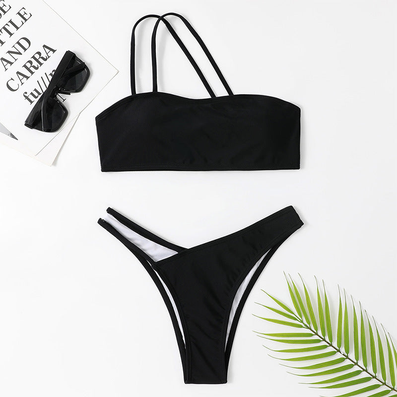 One-Shoulder Bikini Set
