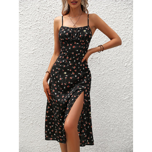 Polka Dot Print Summer Dress