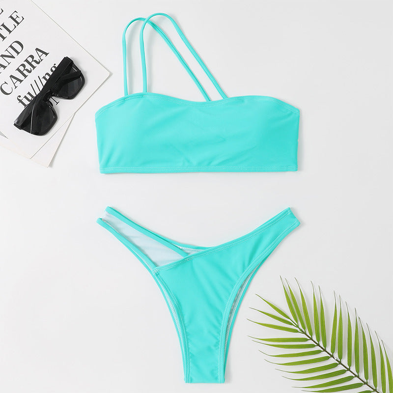 One-Shoulder Bikini Set
