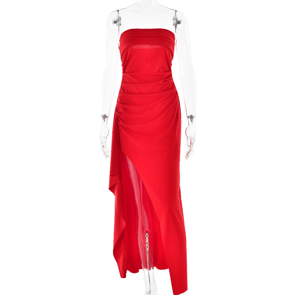Strapless Split Dress